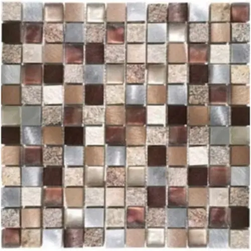 Moreroom Stone Mashup AG186 Glass Stone Aluminum Copper 29,8x29,8