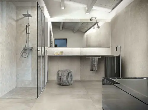 Rex Ceramiche Matieres 755970 Brun Gradino DX 120x33