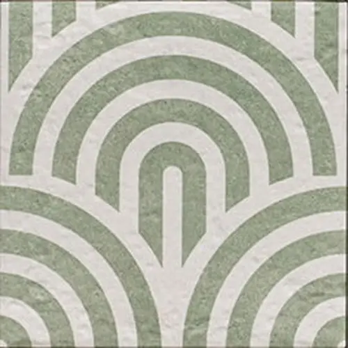 Mainzu Four Seasons Decor Green Three 20x20 - керамическая плитка и керамогранит