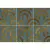 Vives Hanami Takada Turquesa Oro 23x33,5