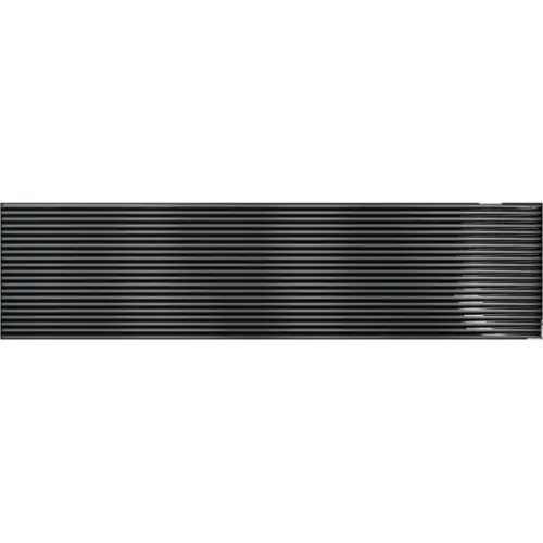 Amadis Fine Tiles Stripes 8436552229521 Obsidian Gloss 6,5x26,1