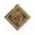 Versace Eterno Tozzetto Medusa Oro Brown 6.7x6.7