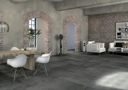 Apavisa Regeneration 8431940229121 Black Natural Mosaic Brick 28.79x28.79