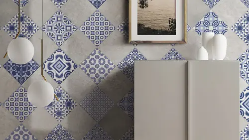 La Fabbrica Ceramiche Space 106086 Plomb Diamond Nat 20x20