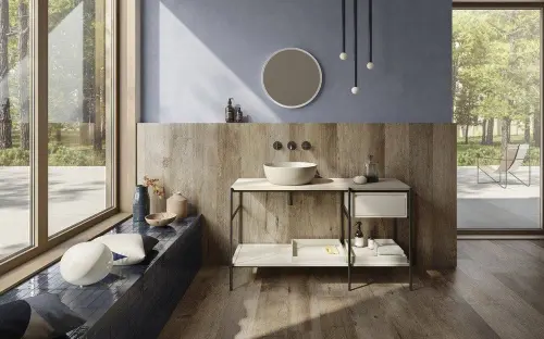 Sant Agostino Yorkwood CSAGSYHO12 Gradone Angolare Sx Honey 33x120