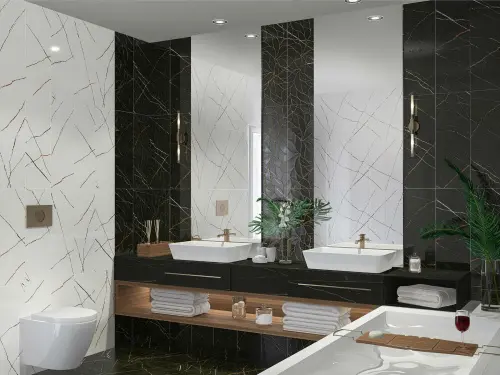 Eletto Ceramica Black&Gold Floor 42x42