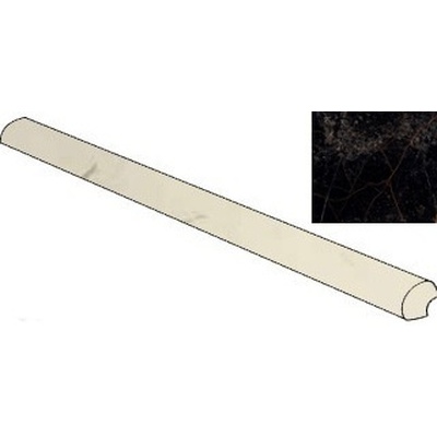 Versace Marble 240813 Coprispigolo Nero S. L. 33.3x1