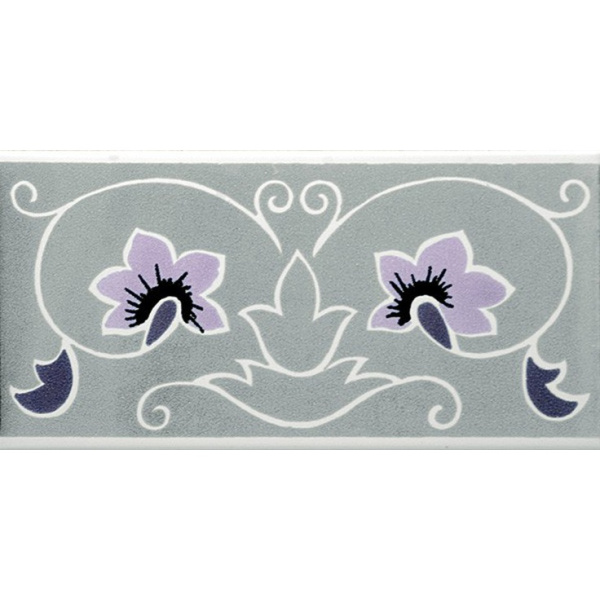 Francesco De Maio Fiori Scuri Piandarca Grigio 20x20