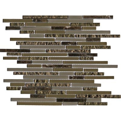 L`antic colonial Mosaicos Eternity Mini Strip Emperador 29.8x30.5