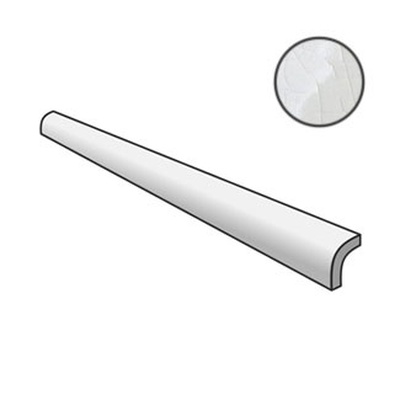 Equipe Masia 23305 Pencil Bullnose Blanco Crackle 3x15