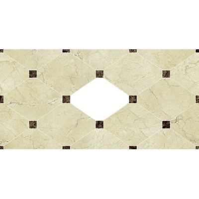 Navarti Crema Marfil Ventana Crown Marron 25x50