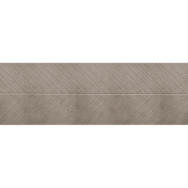 Eurotile Loft 989 Мокко Рельеф Ёлочка 32,5x100 - керамическая плитка и керамогранит