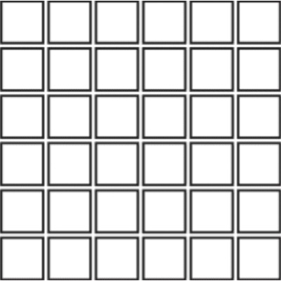 Ava Absolute 97120 Mosaico White Lappato Rettiicato 30x30