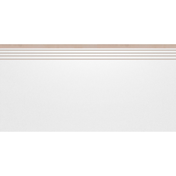 Cerrad Cambia 5903313312523 White Lappato Engraved Stair 29,7x59,7