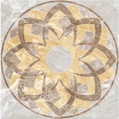 Kerranova Premium Marble K-935/LR/d01 Light Grey 120x120