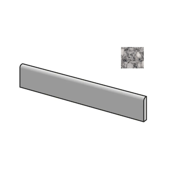 Sant Agostino Venistone CSABVEDA90 Battiscopa 90 Dark 7,3x90