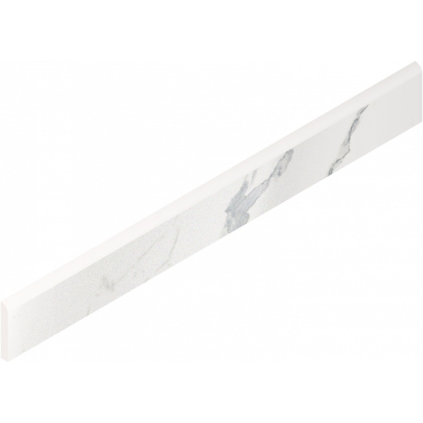Italon Stellaris 610130007456 Statuario White Lapp Battiscopa 7,2x60