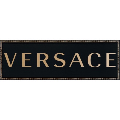 Versace Solid Gold Firma Black 20x60