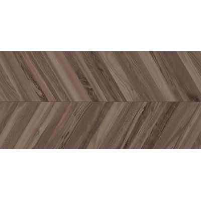 Piemme Valentino Fleur de bois Chevron Chocolat  Lev Ret 119,5x60