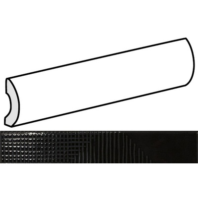 Equipe Fragments 23912 Pencil Bullnose Anthracite 3x20