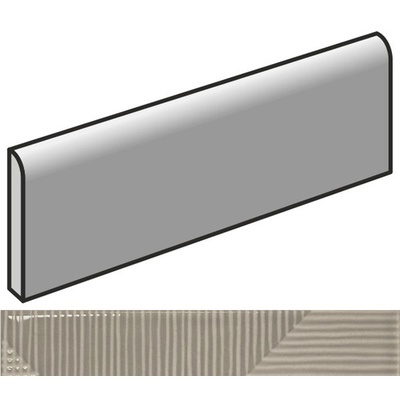 Equipe Fragments 23881 Bullnose Grey Pearl 6.5x20