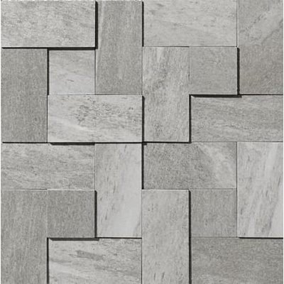 Apavisa Materia 8431940252440 Grey Natural Mosaic Brick 29.75x29.75