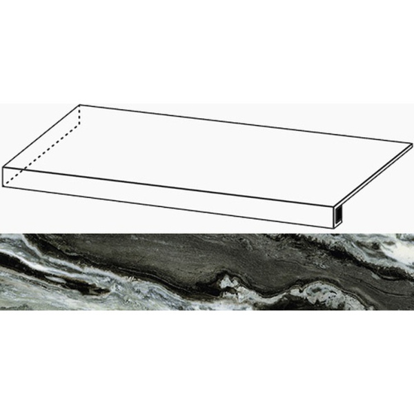 Italon Avantgarde (Авангард) 620070002802 Exclusive Green Левая 33x160