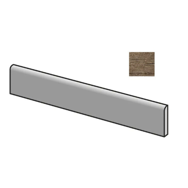 Sant Agostino Yorkwood CSABYOBR60 Battiscopa Brown 7,3x60