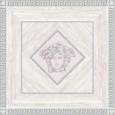 Versace Villa 49105 Rosone Ziricote Bianco-Oro Naturale 117,2x117,2