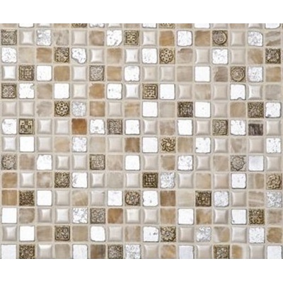 L`antic colonial Mosaics Collection L150901201 Imperia Onix Golden 30x30