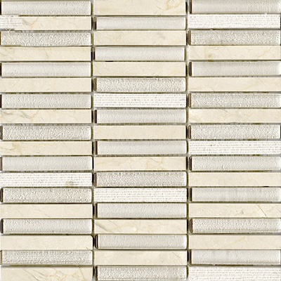 L`antic colonial Mosaics Collection L241709521 Time Texture Linear Cream (1.5x10) 30x30
