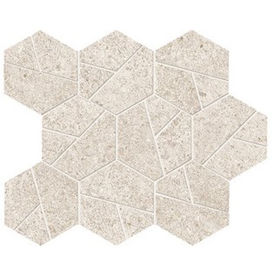 Atlas Concorde Boost Stone A67I White Mosaico Hex 25x28,5