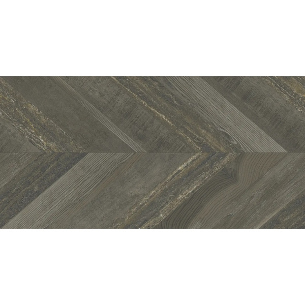 Aparici Chevron Walnut Stamp 49,75x99,55 - керамическая плитка и керамогранит