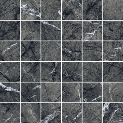 ColiseumGres Уффици 610110000735 Black Mosaico 30x30