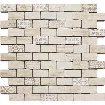Naxos Chamarel 98286 Spaccatella Deco Beige (под заказ) 30x30