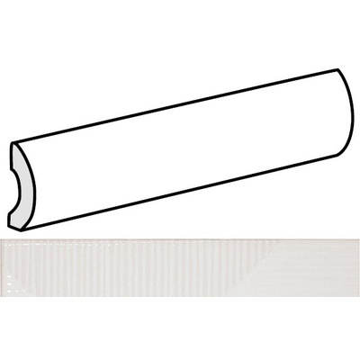 Equipe Fragments 23901 Pencil Bullnose White 3x20