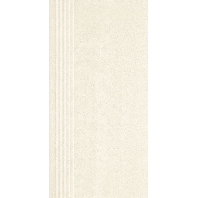 Grupa Paradyz Doblo Bianco Stopnica Prosta Nacinana Mat 29,8x59,8 - керамическая плитка и керамогранит