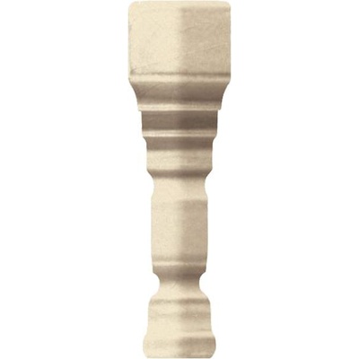 Ceramiche Grazia Epoque TEAD2 Angoli Terminale Deco Ivory Craquele 2x12