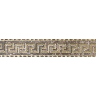 Versace Marble 240206 Fascia Greca Grigio Sab 11.5x58.5