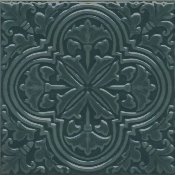 Kerama Marazzi Фес KMD3STA003BN Зелёный Тёмный Глянцевый 15x15