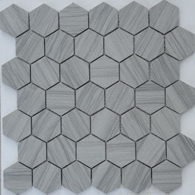 Leedo Pietrine Hexagonal Marmara grey hex 23x40x8 Pol 29.2x29.8