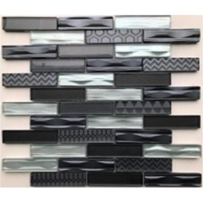 Bonaparte Мозаика стеклянная Optima Grey 30x30