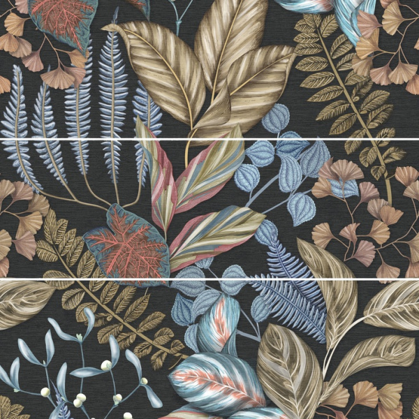 Ape ceramica Silk Set(3) Def Biba Graphite Заказ только комплектом из 3 шт 40x120