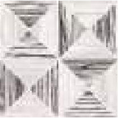Versace Villa 49352 Mosaico Piramide Bianco-Nero Naturale 29,1x29,1