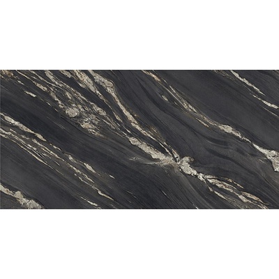 Graniti Fiandre Maximum Marmi Nero Damascato Lucidato 6mm 150x300