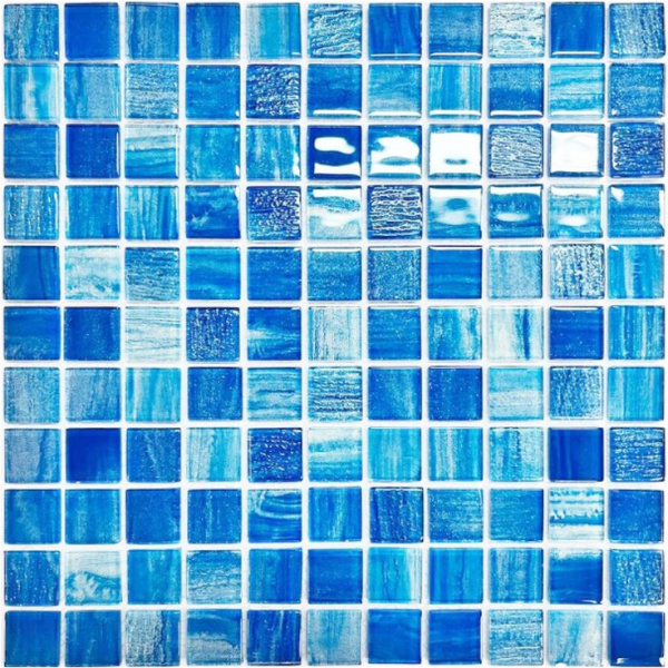 Orro Mosaic Glass Blue Bay 30x30