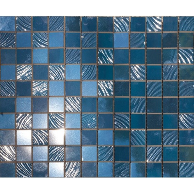 Paul Ceramiche Skyfall PSFM08 Mosaico Blue 25x30