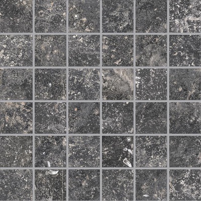 Provenza Unique Bleu EHRM Mosaico 5x5 Anthracite Ancienne Naturale 30x30