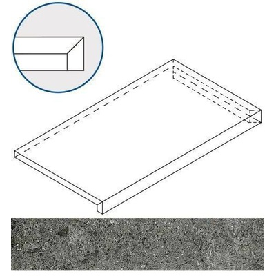 Italon Genesis 620070001074 Saturn Grey Nat Scal. Угл. Пр. X2 33x60