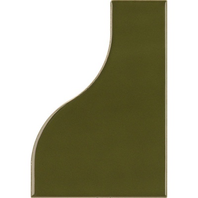 Equipe Curve 28850 Garden Green Gloss 8,3x12 - керамическая плитка и керамогранит